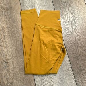 lululemon athletica Golden Yellow Leggings